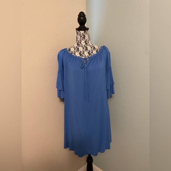 Cotton Bleu babydoll dress, size small - Picture 3 of 6